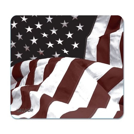Allsop Allsop, Naturesmart Mouse Pad, American Flag Design, 8 1/2 X 8 X 1/10 29302
